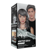 Winter Grey: Original Grey Semi-Permanent Hair Dye Complete Kit with Bleach