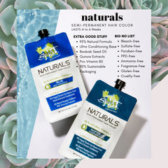 Naturals: Vegan Semi-Permanent Hair Dyes - Navy Blue