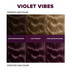 Violet Vibes: Permanent Deep Purple Hair Dye For Dark Hair