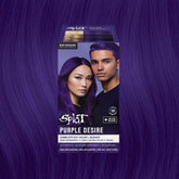 Purple Desire: Original Purple Semi-Permanent Hair Dye Complete Kit with Bleach