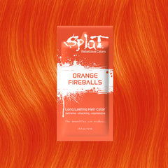 Singles Orange Fireballs: Orange Semi-Permanent Liquid Hair Dye