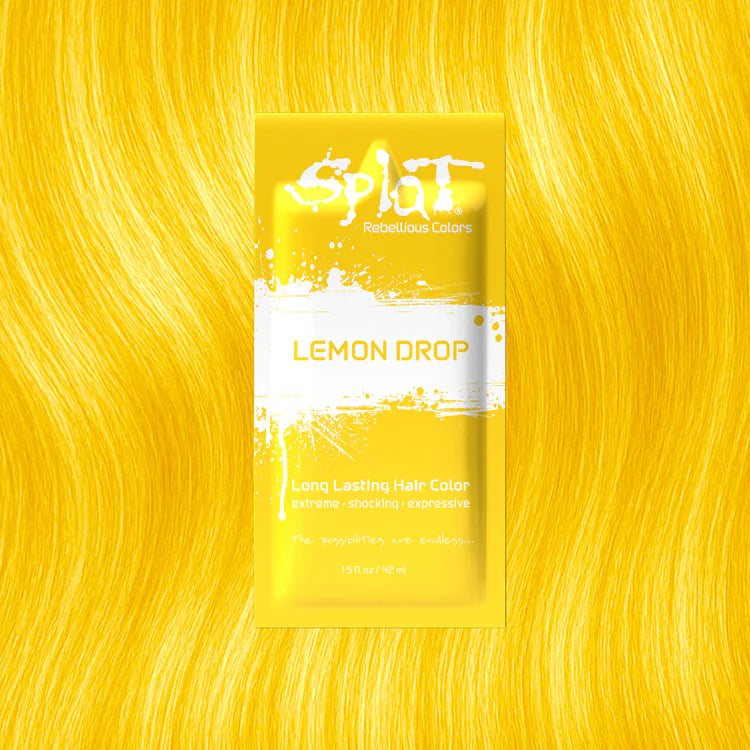Singles Lemon Drop: Yellow Semi-Permanent Liquid Hair Dye