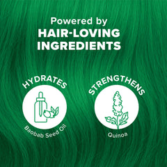 Neon Green: Original Neon Green Semi-Permanent Hair Dye Complete Kit with Bleach