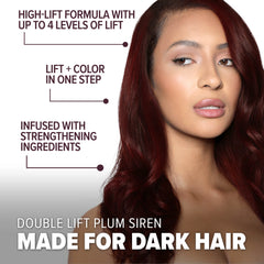 Plum Siren: Permanent Cool Red Hair Dye For Dark Hair