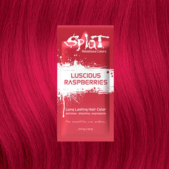 Singles Luscious Raspberries: Soft Red Semi-Permanent Liquid Hair Dye