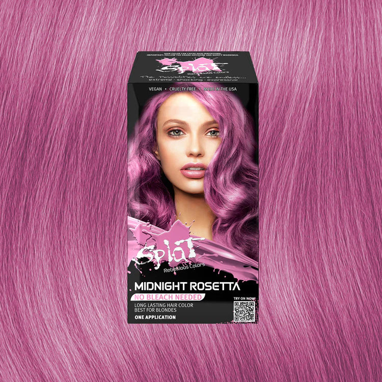 Midnight Rosetta No Bleach Pink Semi-Permanent Hair Dye Kit