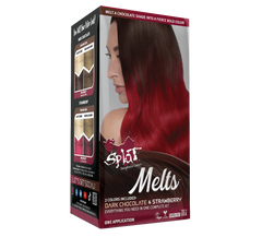 Melts Complete Kit with Bleach and 2 Semi-Permanent Colors - Dark Chocolate & Strawberry
