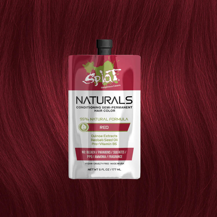 Naturals: Vegan Semi-Permanent Hair Dyes - Red