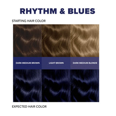 Rhythm and Blues: Permanent Blue Hair Dye For Dark Hair