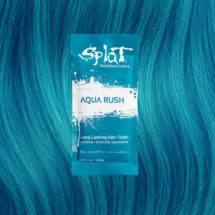 Singles Aqua Blue: Blue Semi-Permanent Liquid Hair Dye