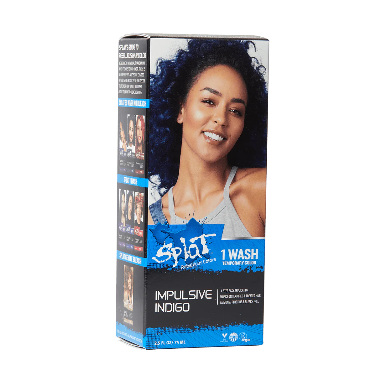 Impulsive Indigo: Purple One-Wash Temporary Hair Dye