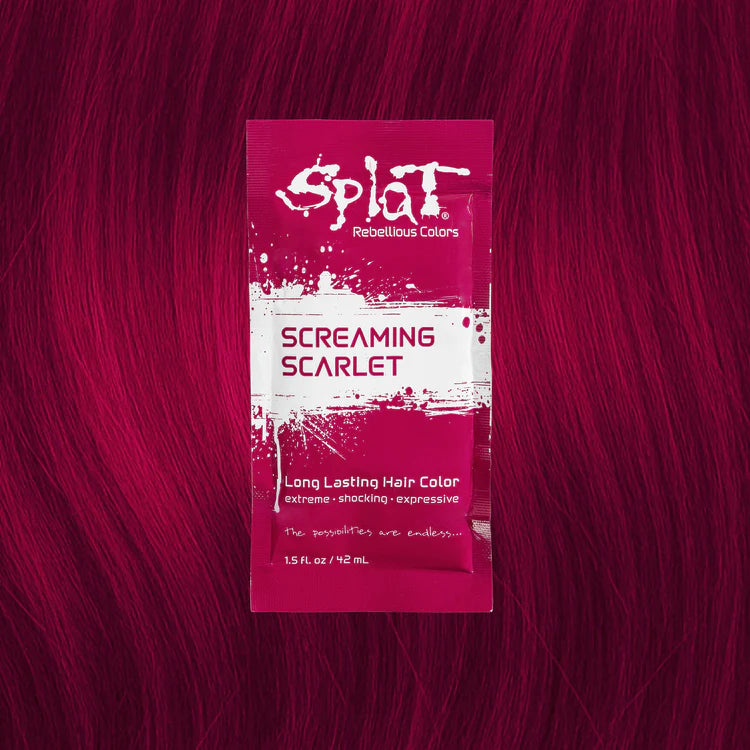 Singles Screaming Scarlet: Scarlet Red Semi-Permanent Liquid Hair Dye