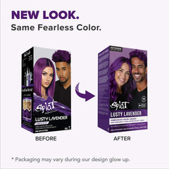 Lusty Lavender: Original Lavender Semi-Permanent Hair Dye Complete Kit with Bleach