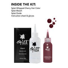 Whipped Cherry: Original Cherry Red Semi-Permanent Hair Dye Complete Kit with Bleach